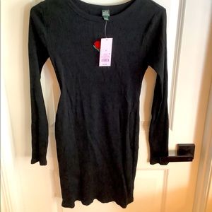 Wild Fable - Long Sleeve Bodycon Dress - Black - Ladies Size Small